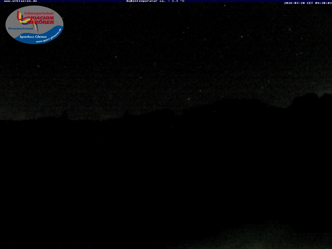 Archived image Webcam Ski lift Schwinbach