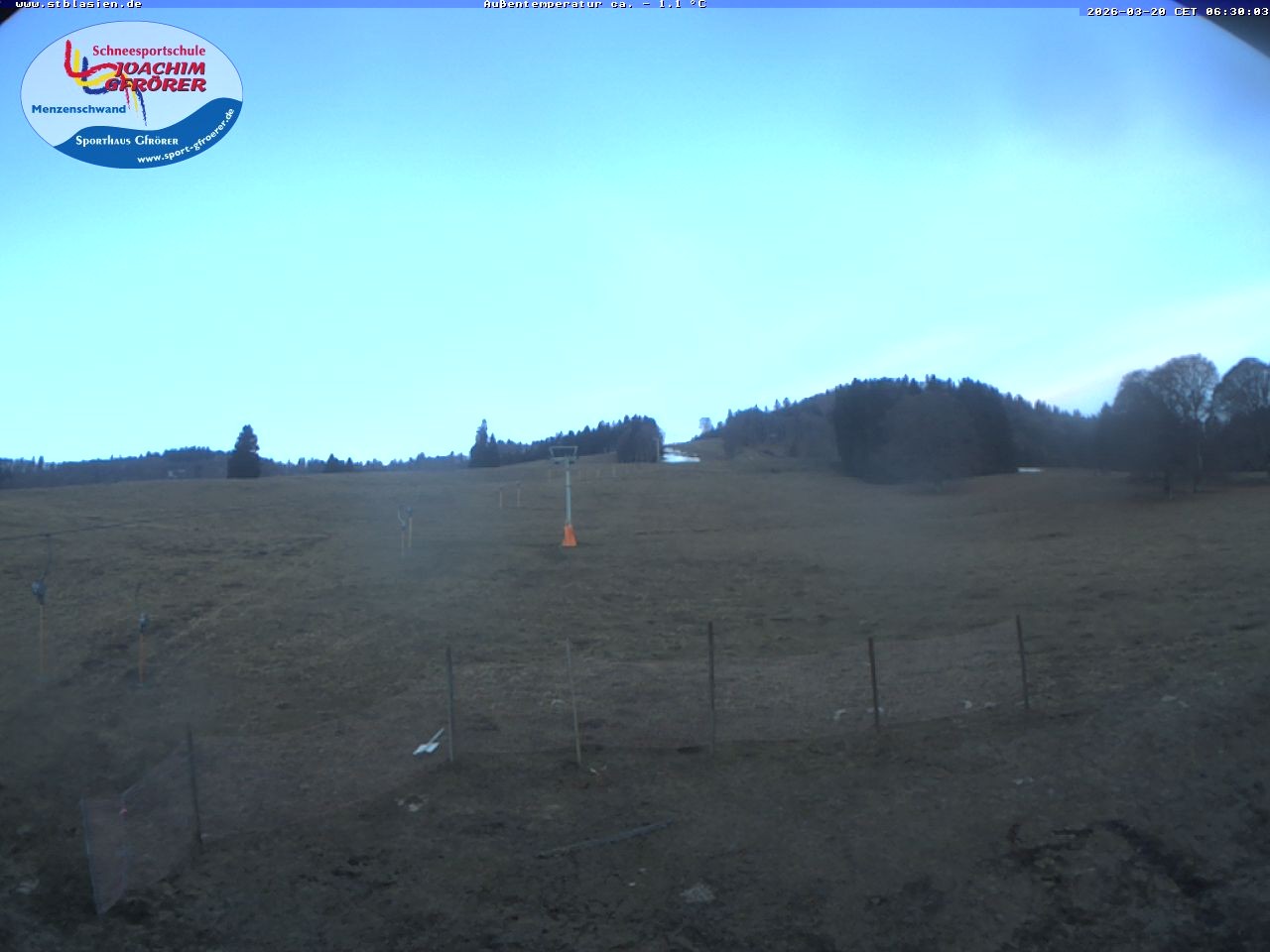 Archived image Webcam Ski lift Schwinbach