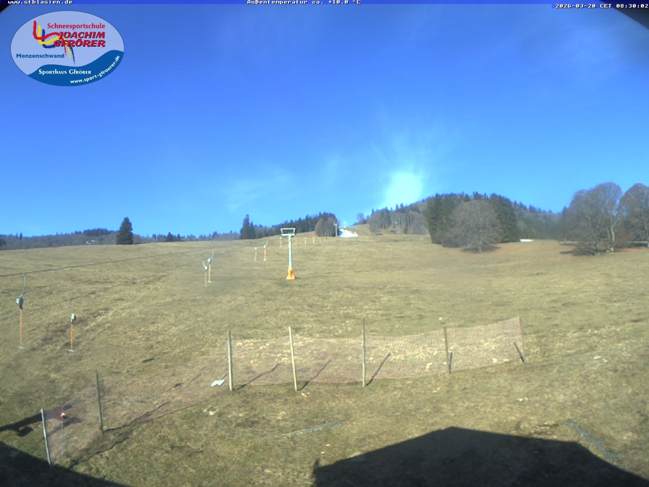 Archived image Webcam Ski lift Schwinbach