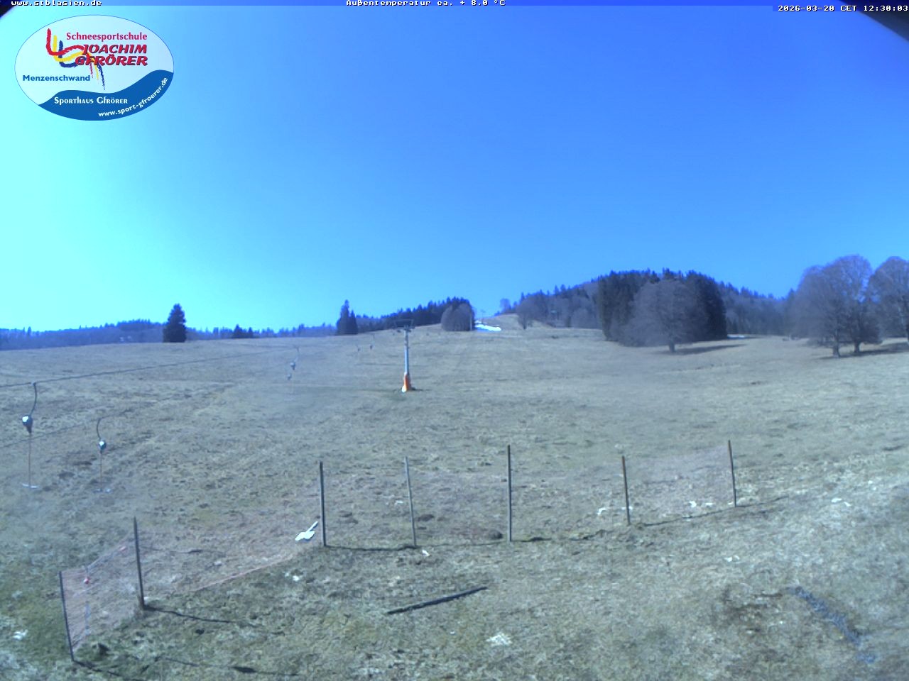 Archived image Webcam Ski lift Schwinbach