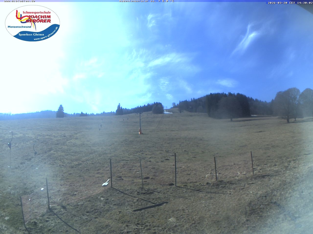 Archived image Webcam Ski lift Schwinbach