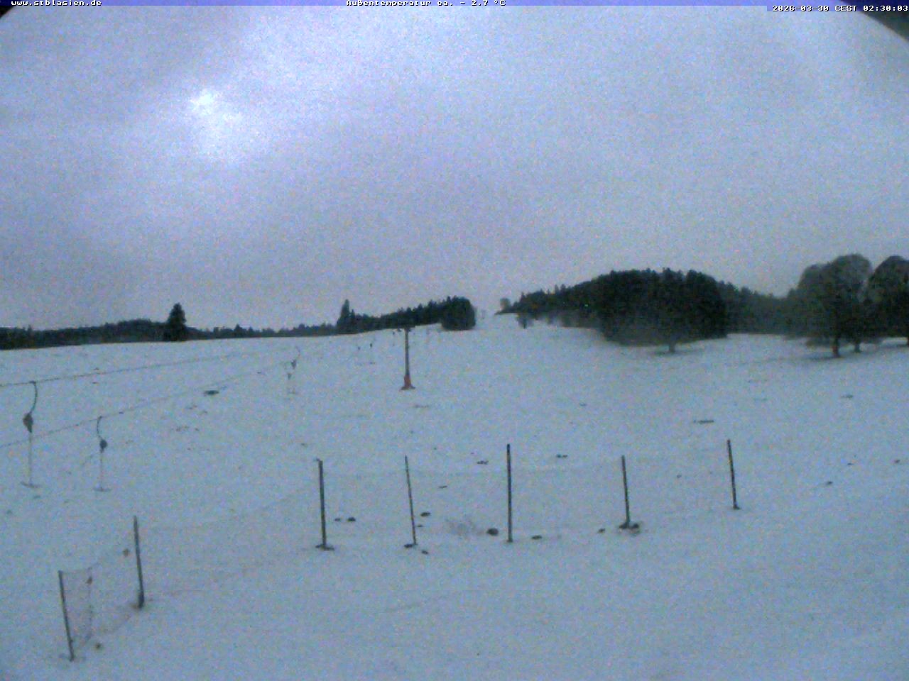 Archived image Webcam Ski lift Schwinbach