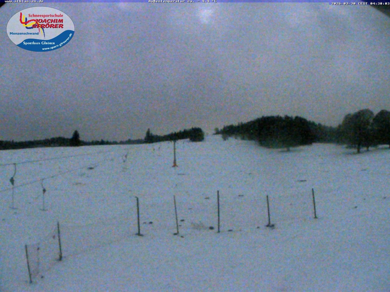 Archived image Webcam Ski lift Schwinbach