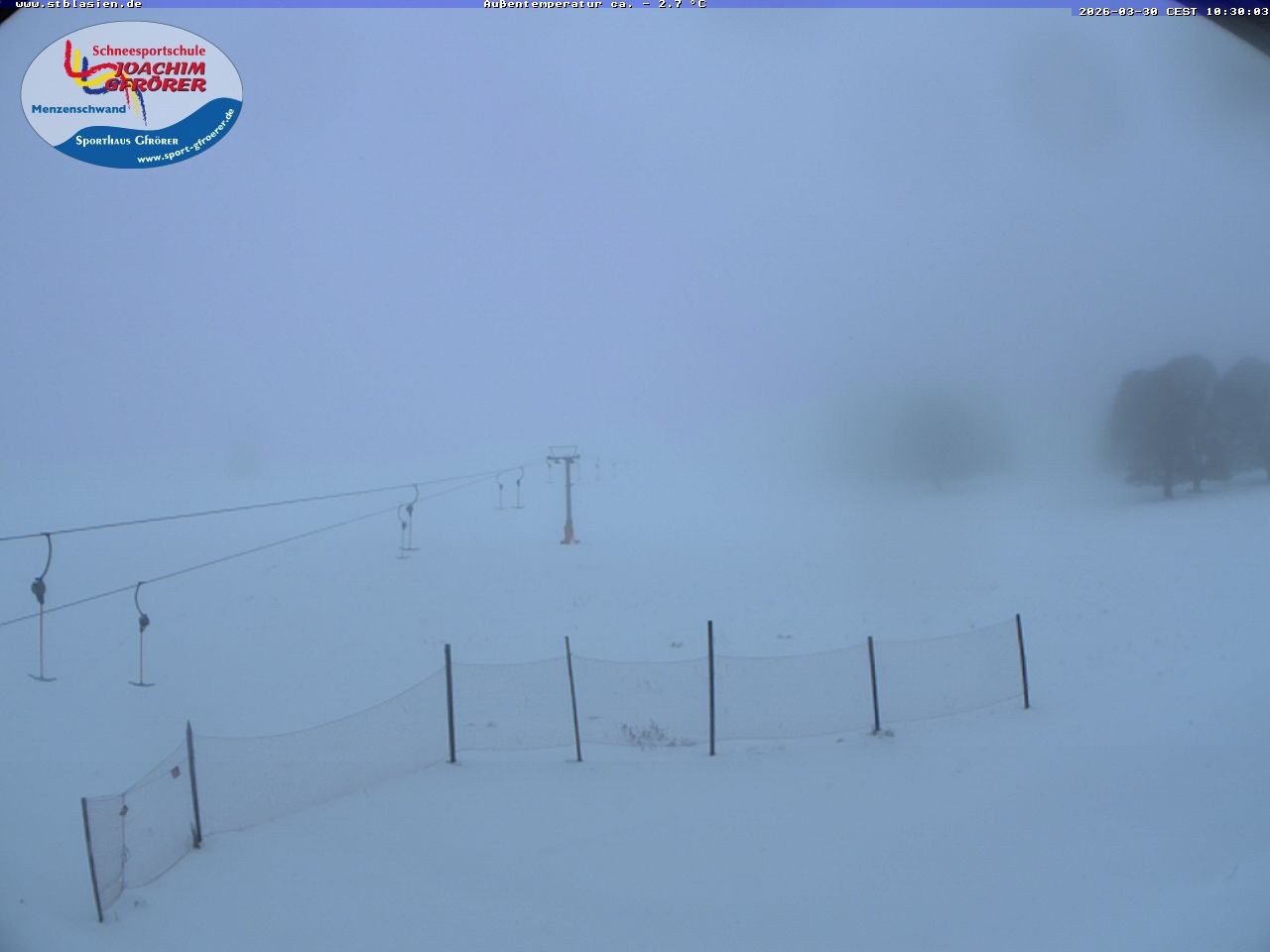 Archiv Foto Webcam Skilift Schwinbach