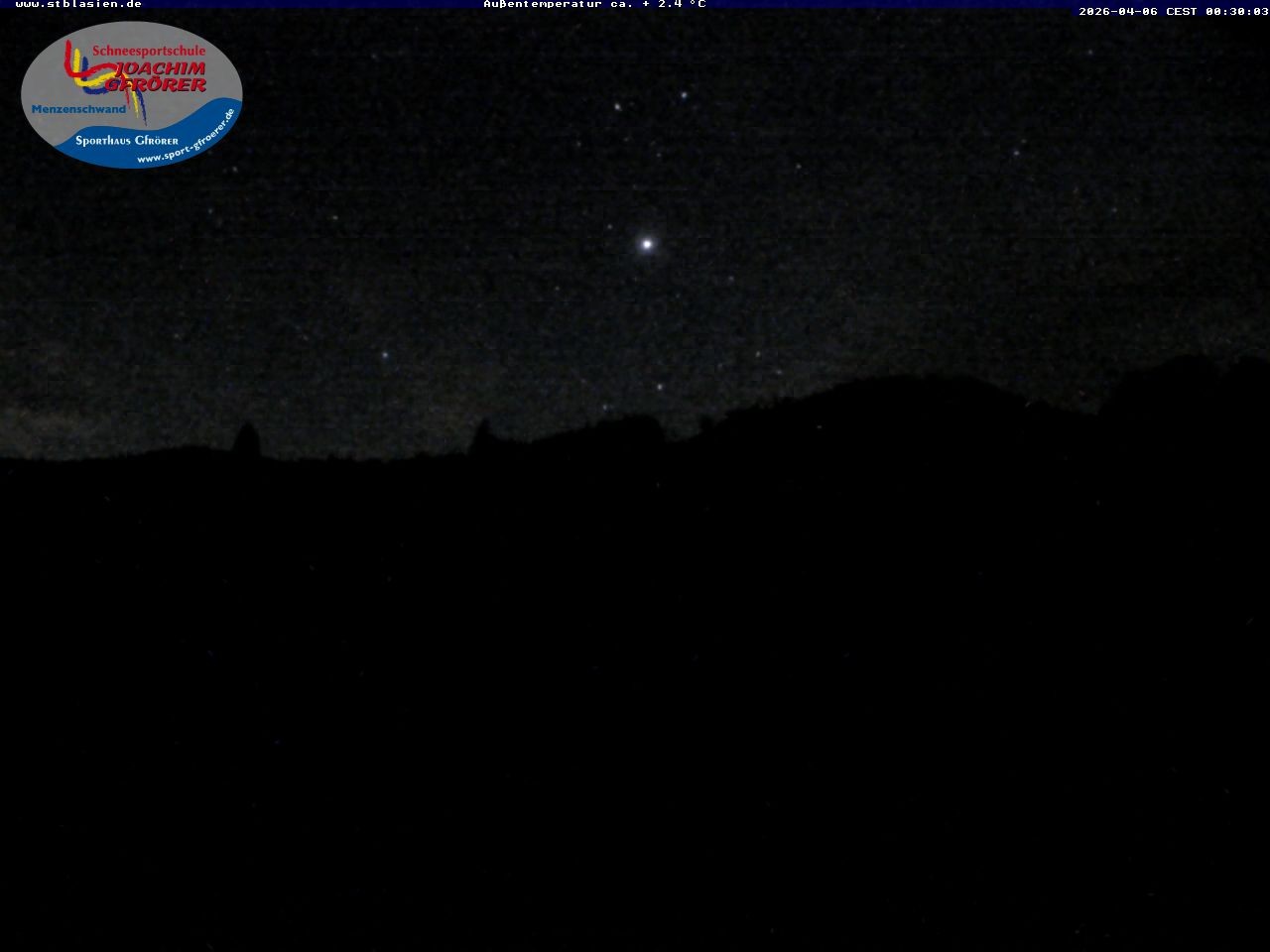 Archived image Webcam Ski lift Schwinbach