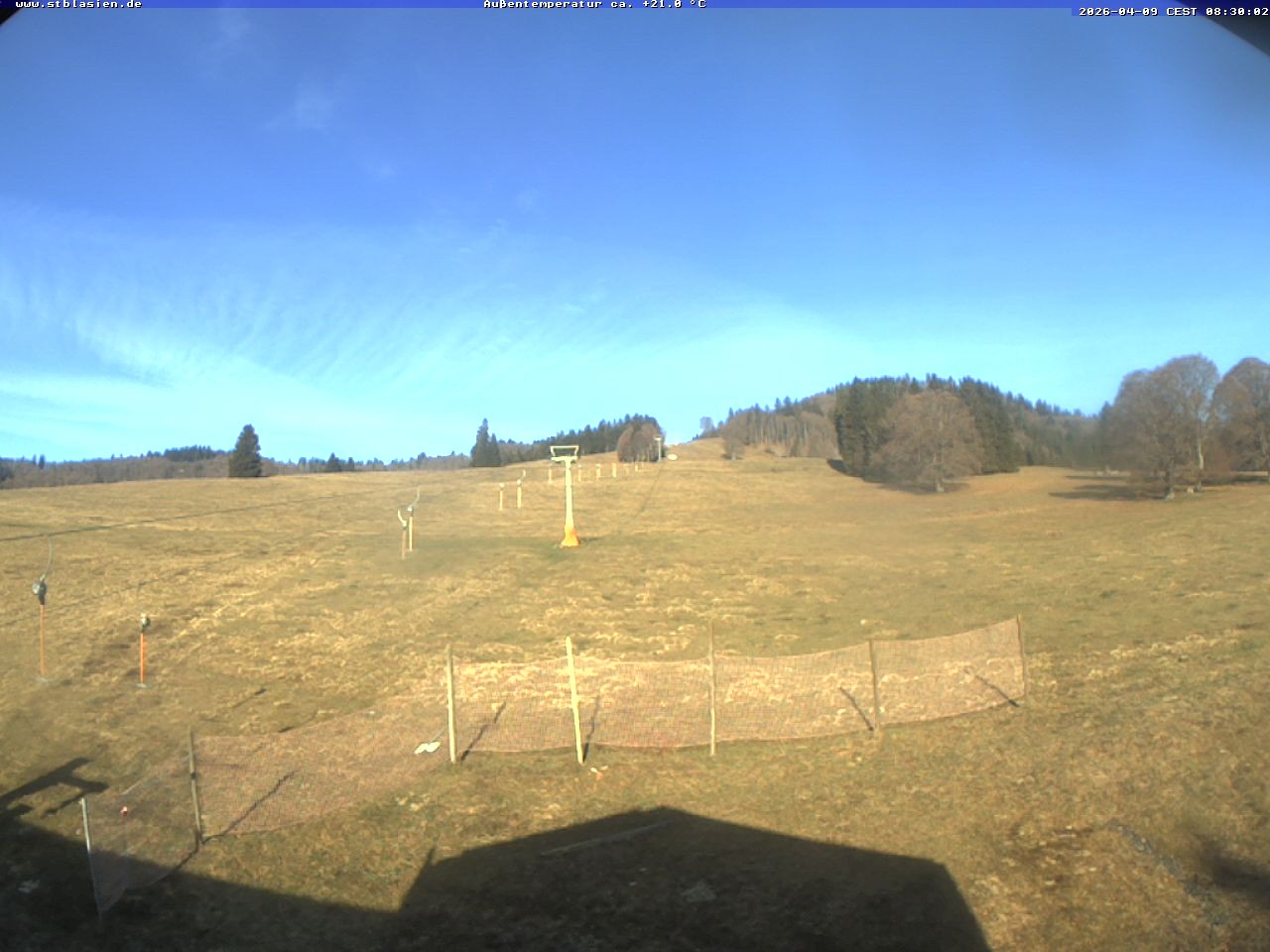 Archived image Webcam Ski lift Schwinbach