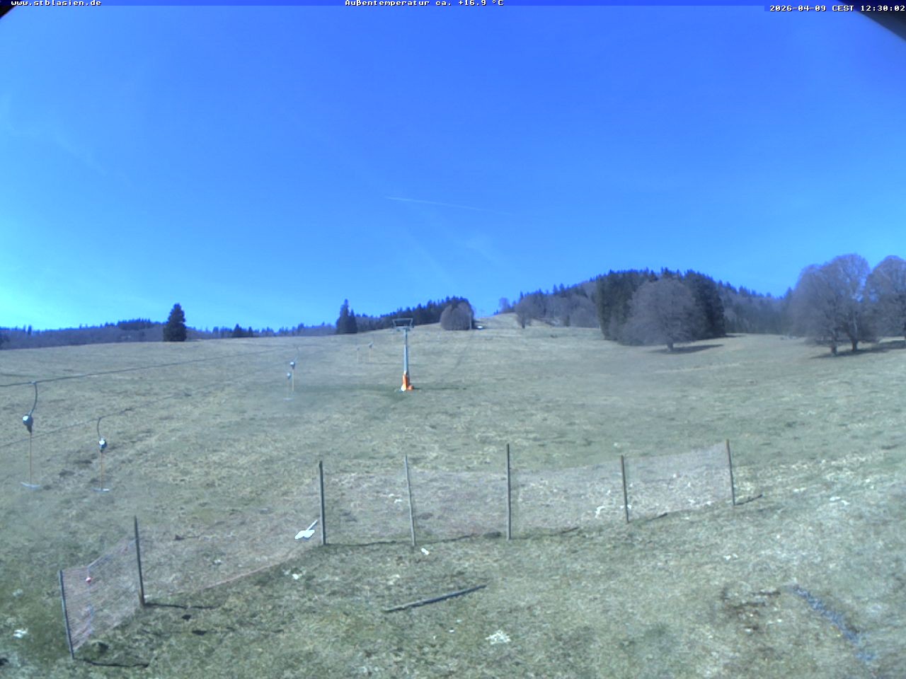 Archived image Webcam Ski lift Schwinbach