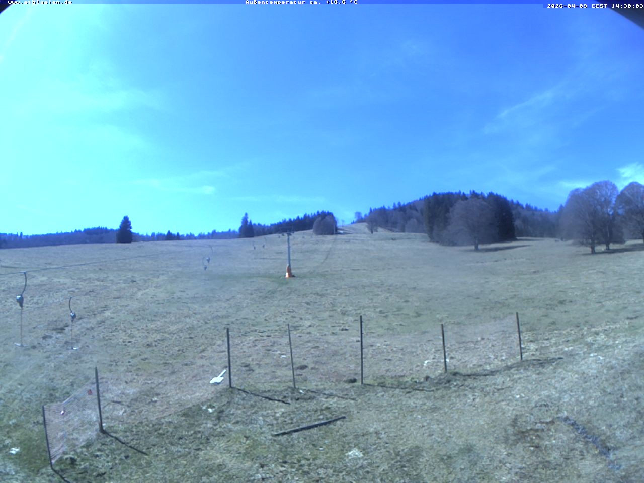 Archived image Webcam Ski lift Schwinbach