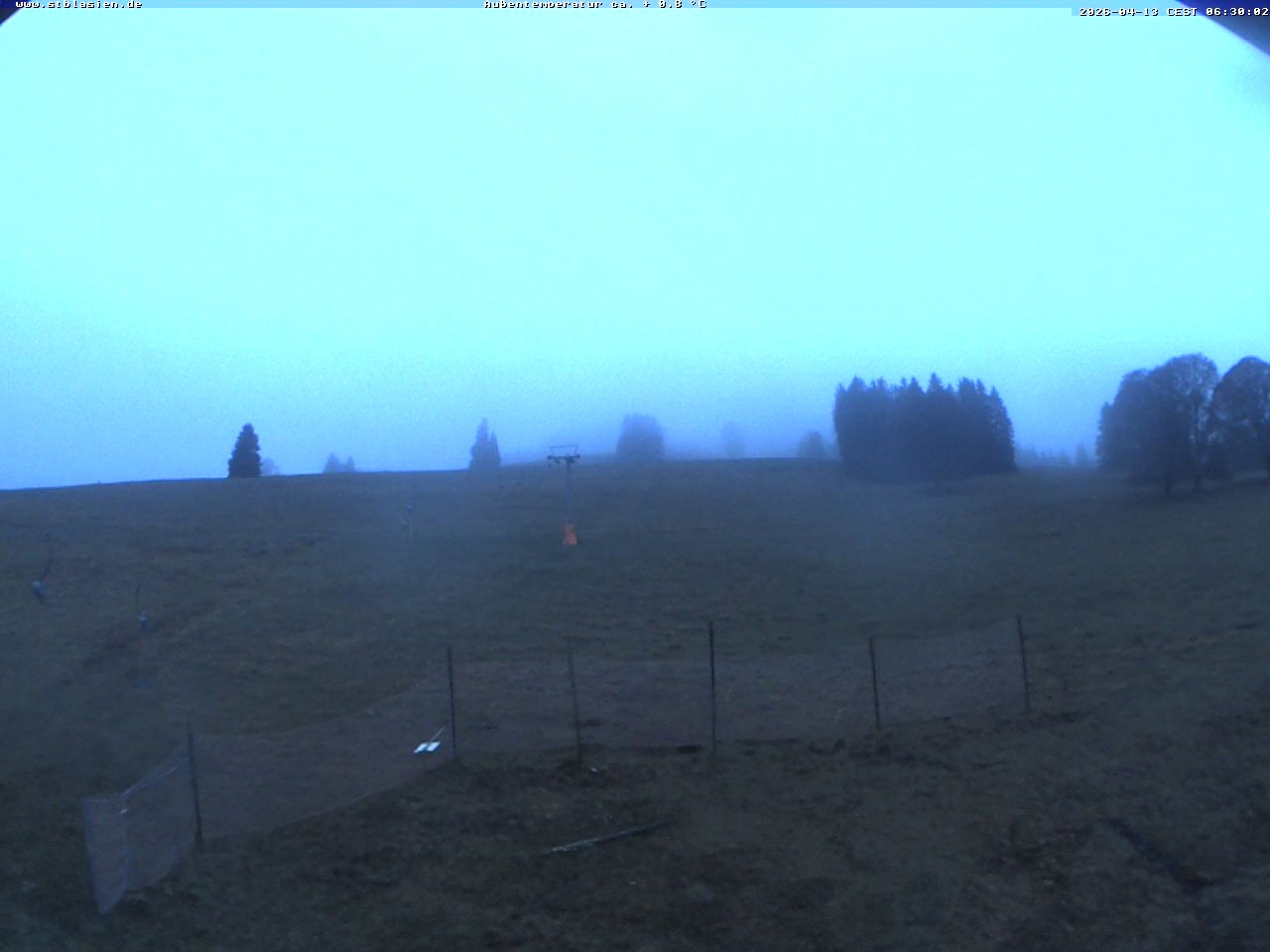 Archived image Webcam Ski lift Schwinbach