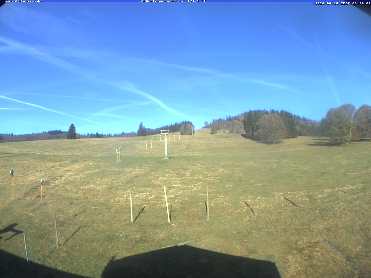 Archived image Webcam Ski lift Schwinbach