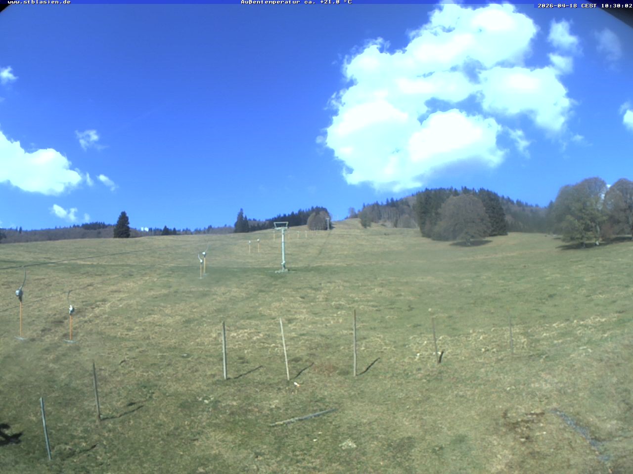 Archived image Webcam Ski lift Schwinbach