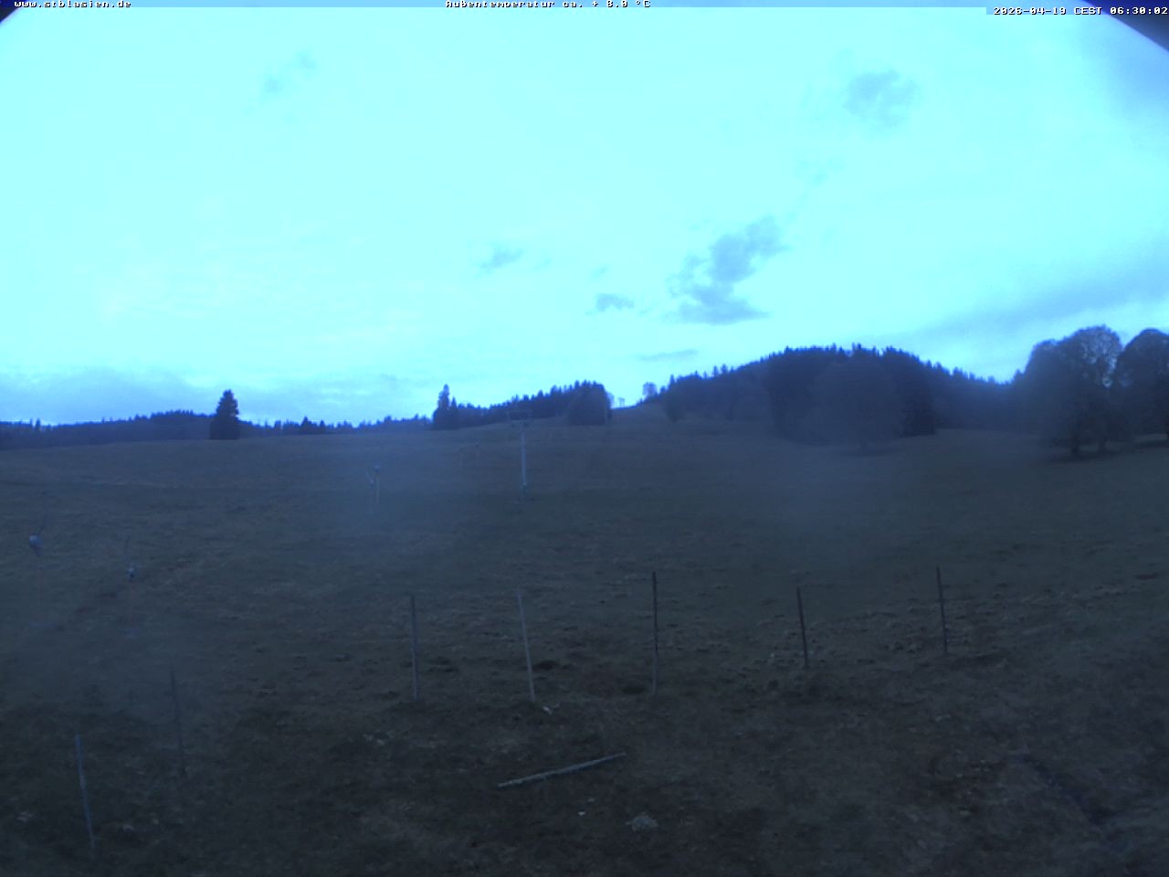 Archived image Webcam Ski lift Schwinbach