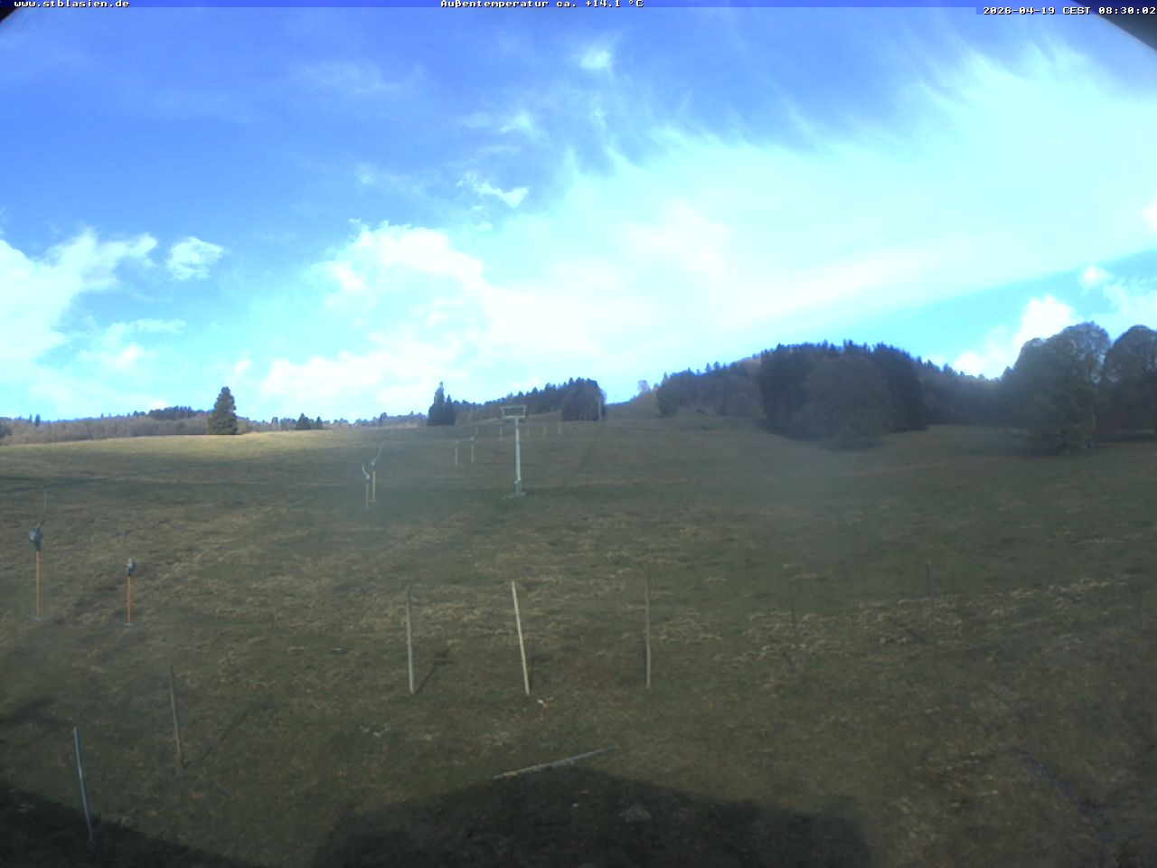 Archived image Webcam Ski lift Schwinbach