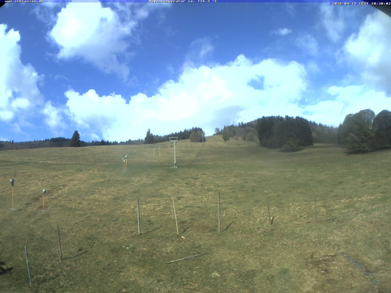 Archived image Webcam Ski lift Schwinbach