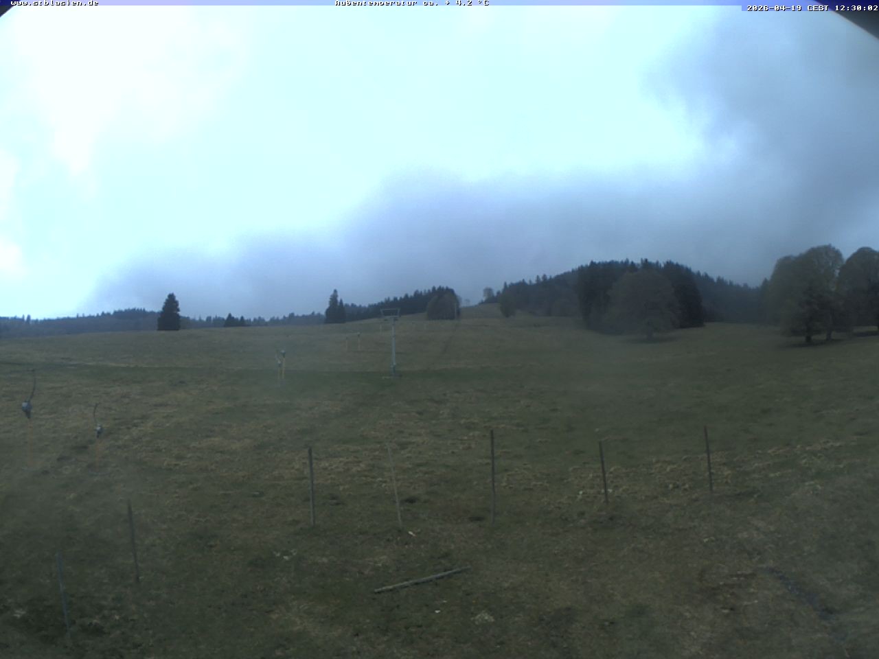 Archived image Webcam Ski lift Schwinbach