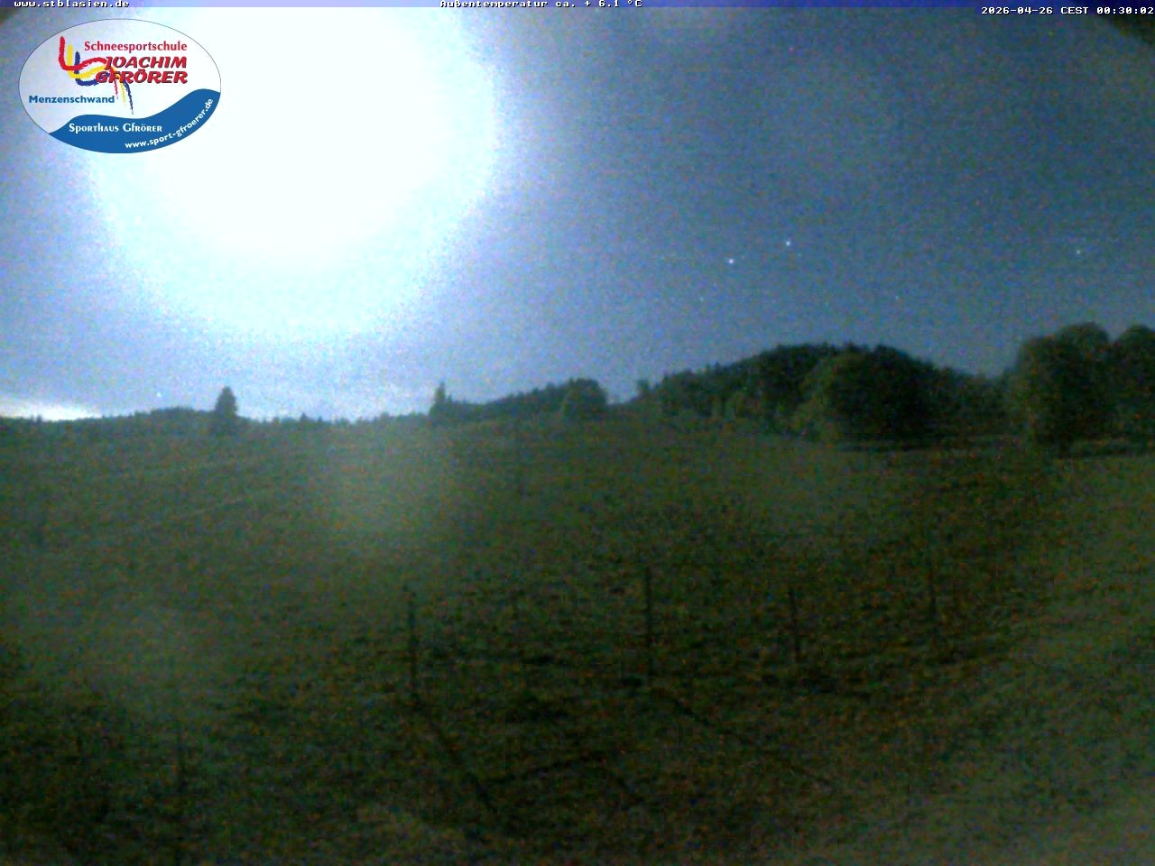 Archived image Webcam Ski lift Schwinbach