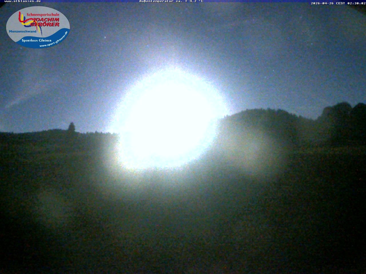 Archived image Webcam Ski lift Schwinbach