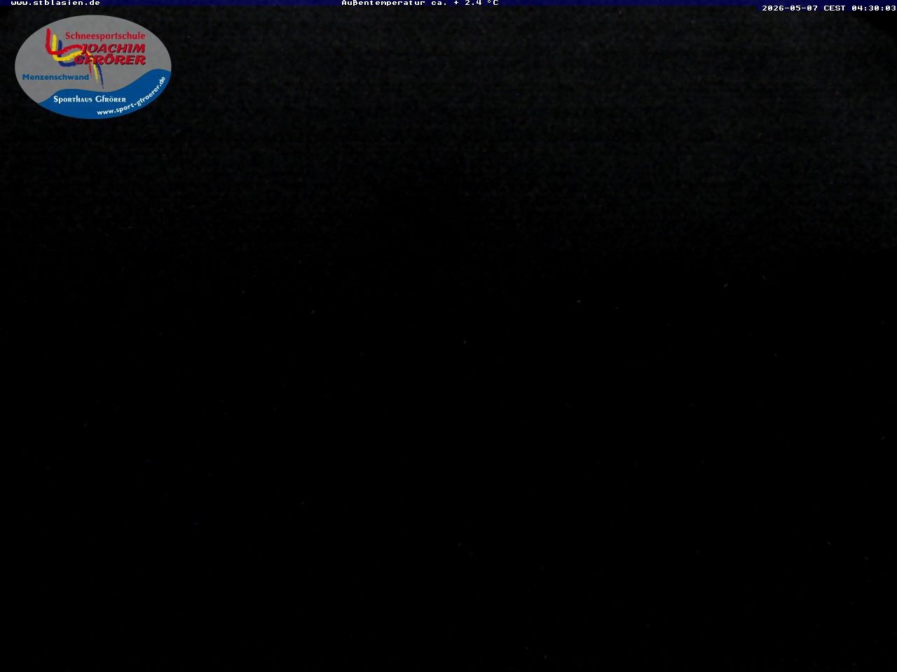 Archived image Webcam Ski lift Schwinbach