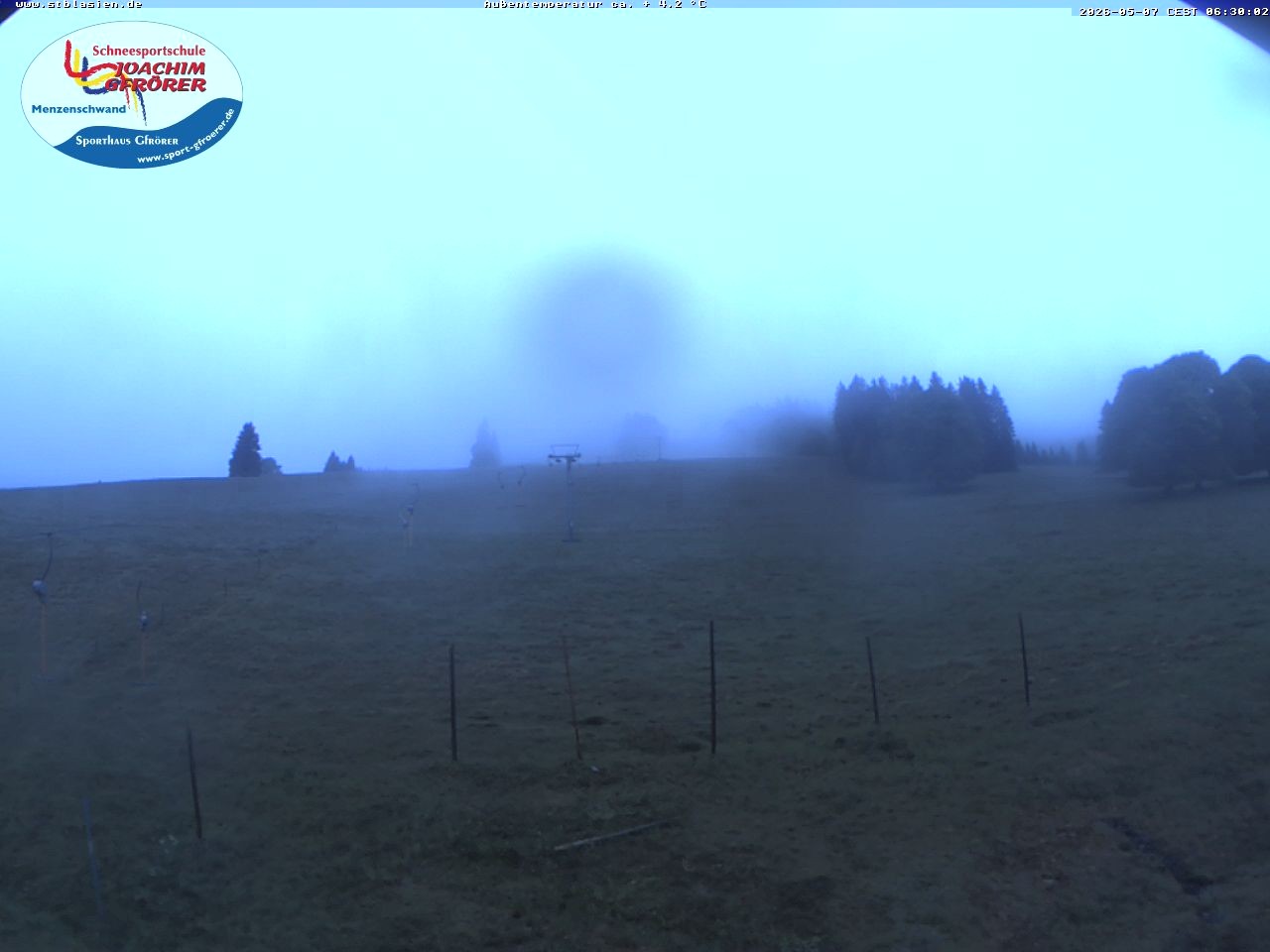 Archived image Webcam Ski lift Schwinbach