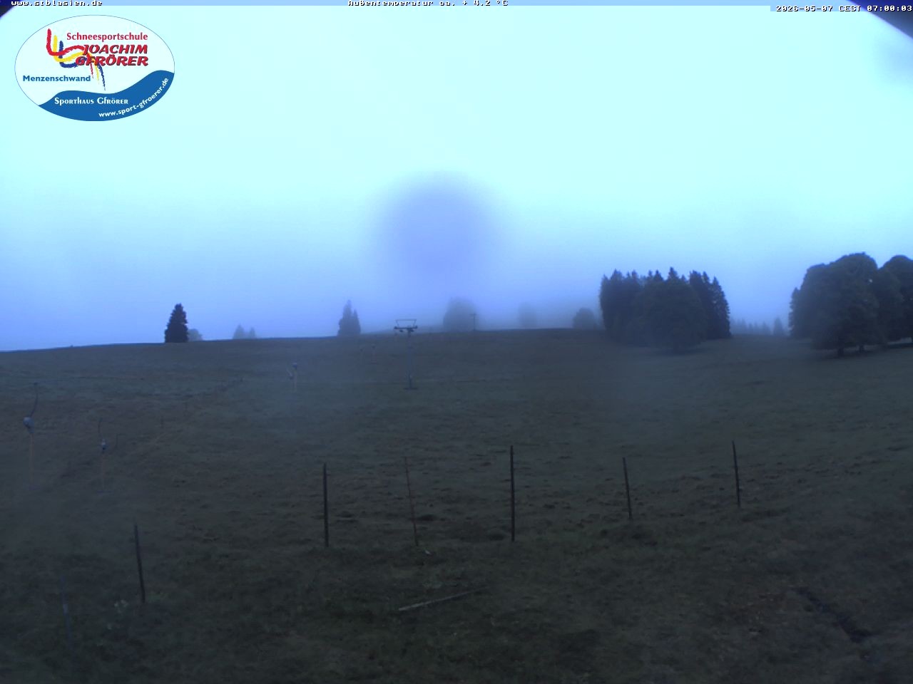 Archived image Webcam Ski lift Schwinbach