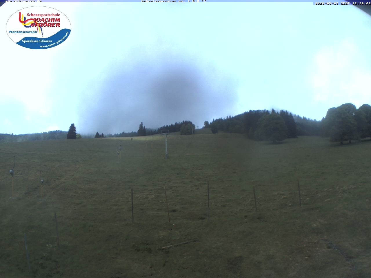 Archived image Webcam Ski lift Schwinbach