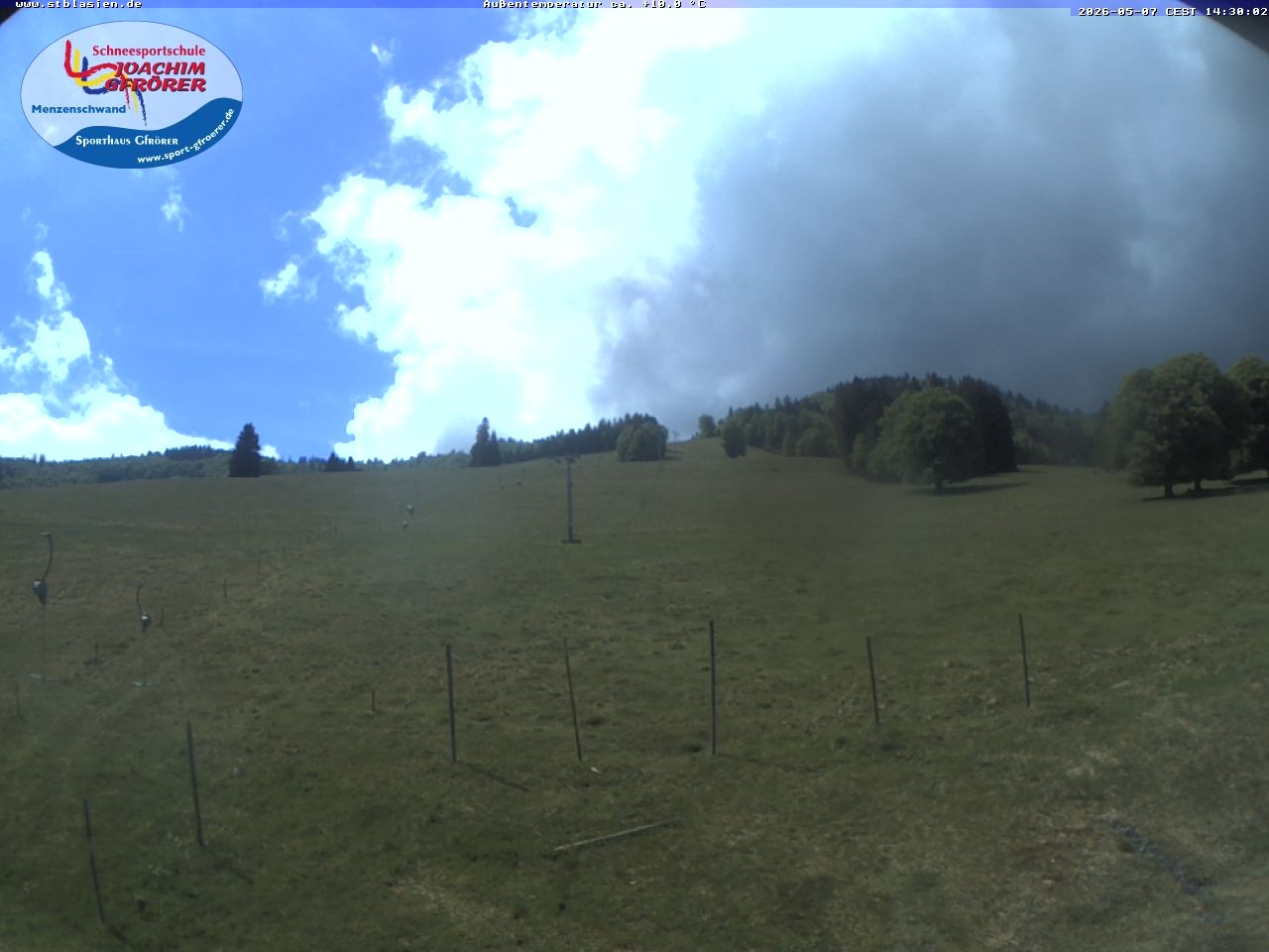 Archived image Webcam Ski lift Schwinbach