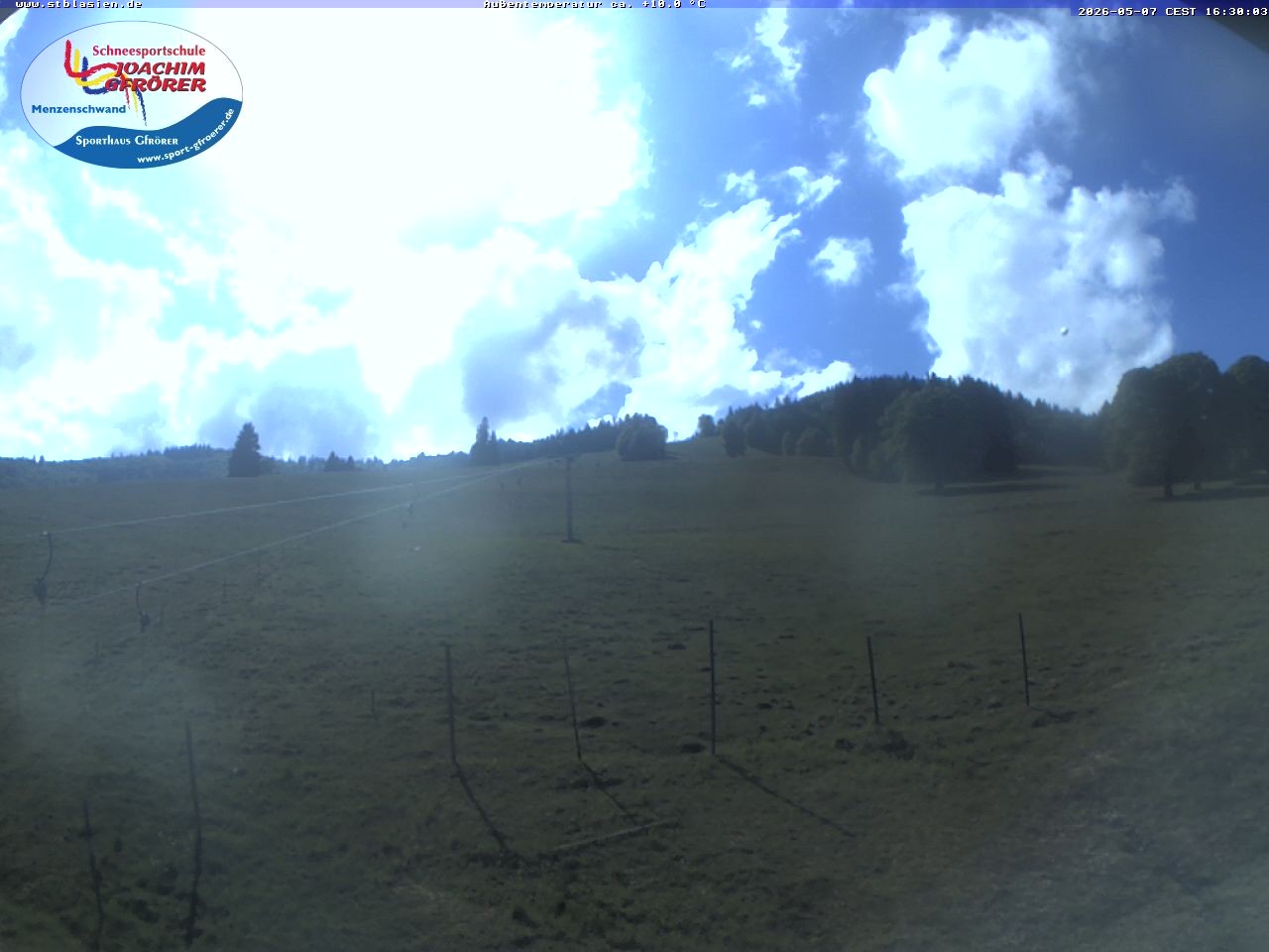 Archived image Webcam Ski lift Schwinbach