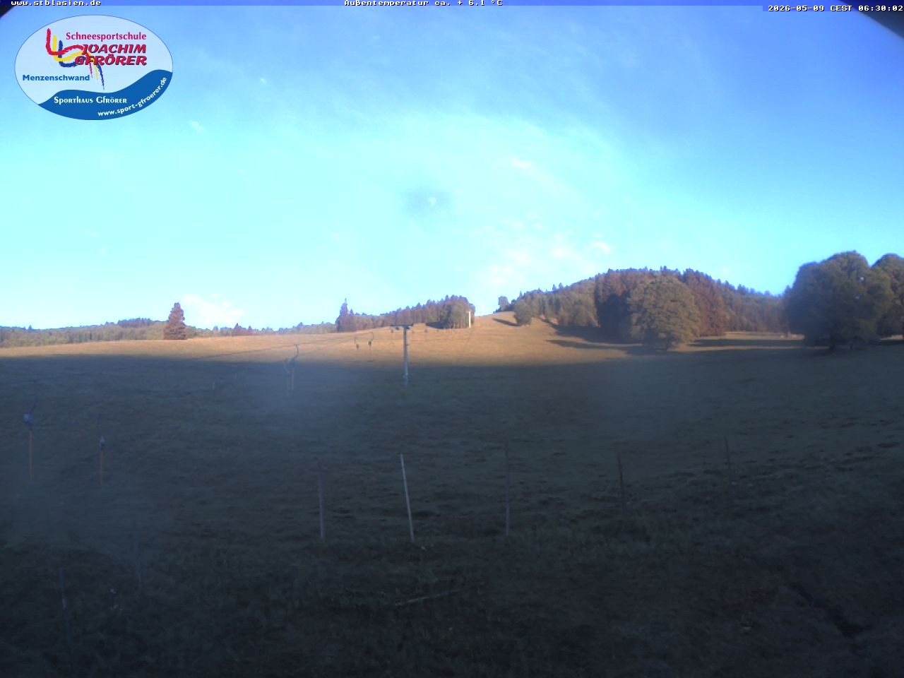 Archived image Webcam Ski lift Schwinbach