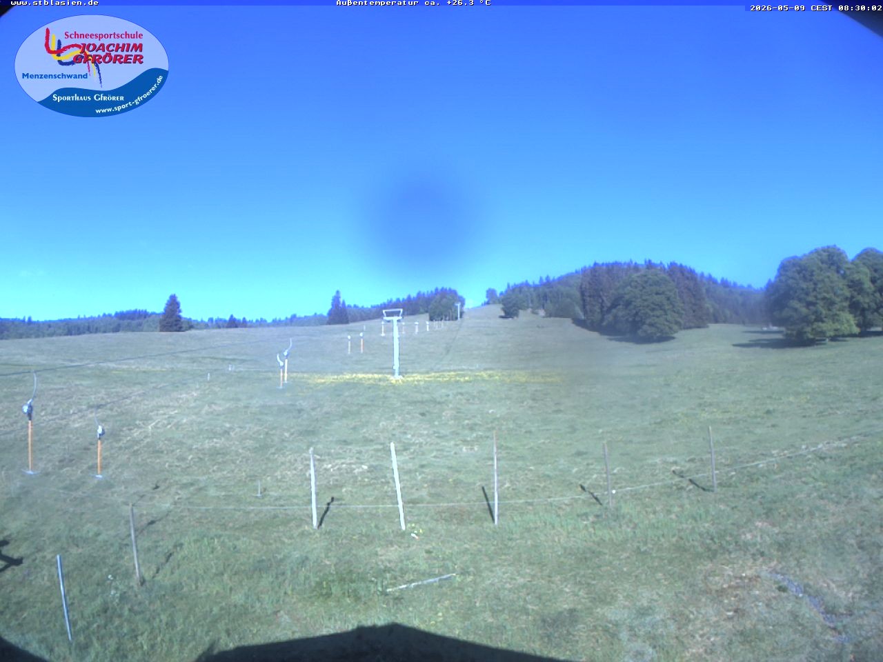 Archived image Webcam Ski lift Schwinbach