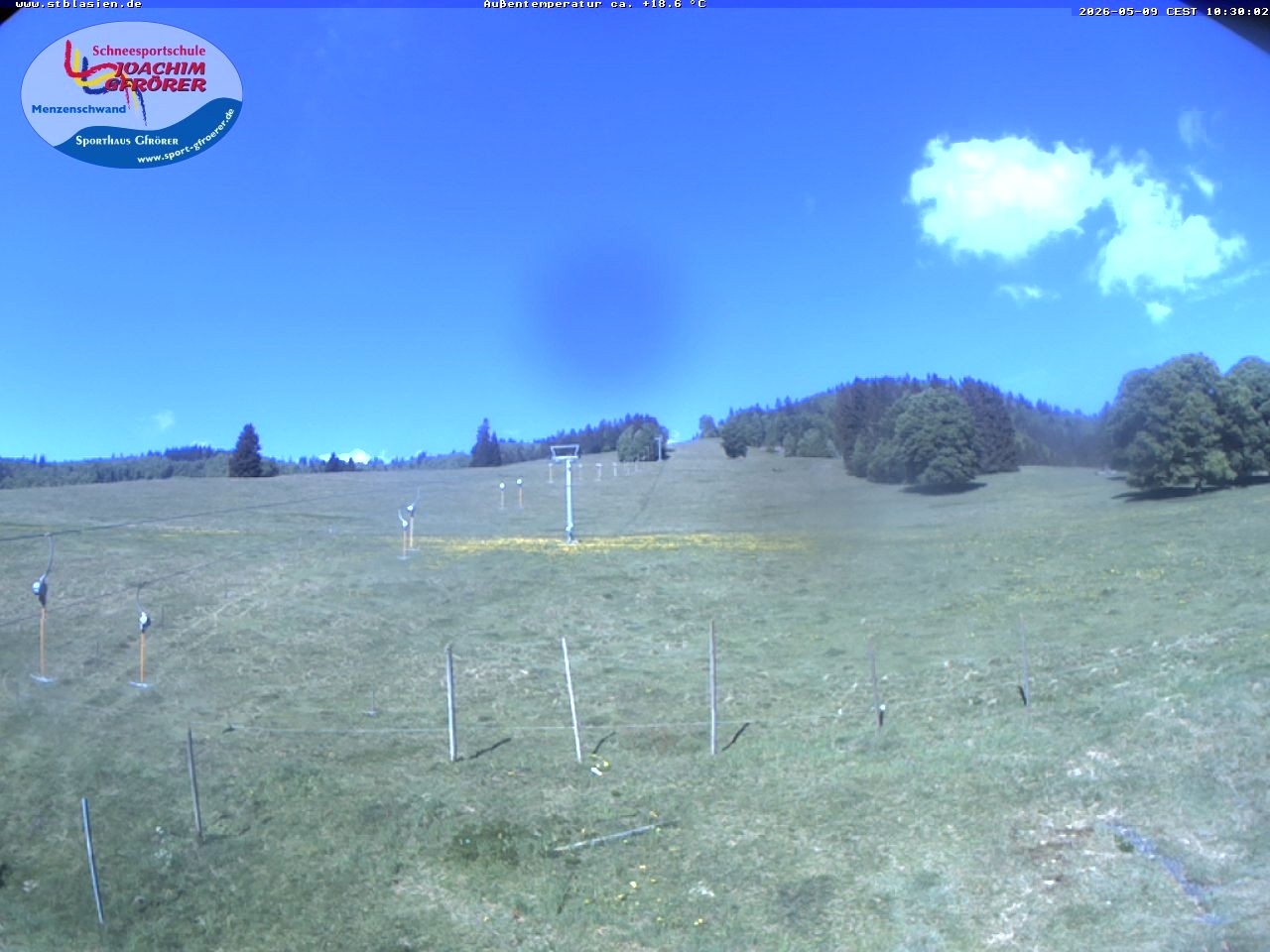 Archived image Webcam Ski lift Schwinbach
