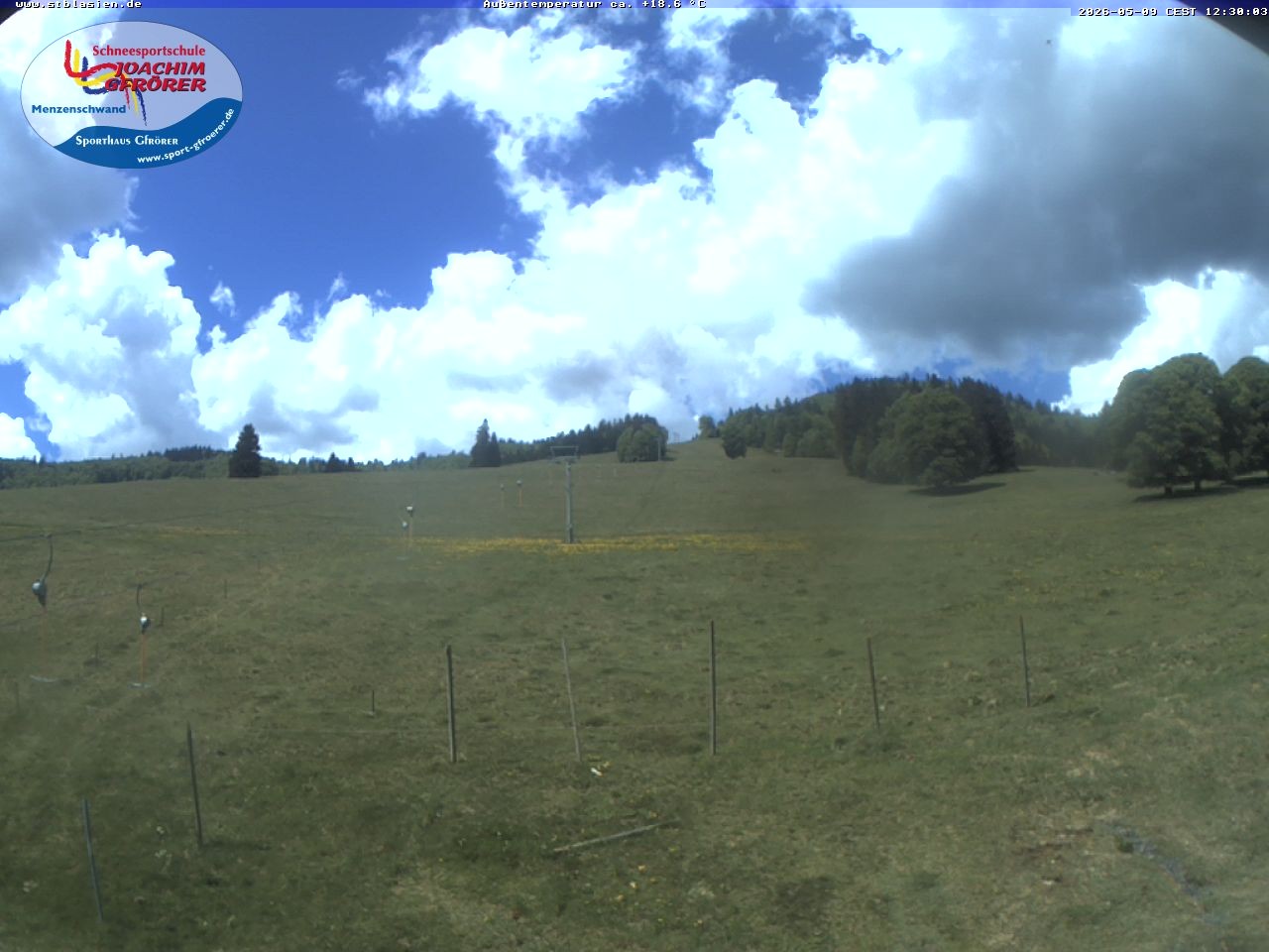 Archived image Webcam Ski lift Schwinbach