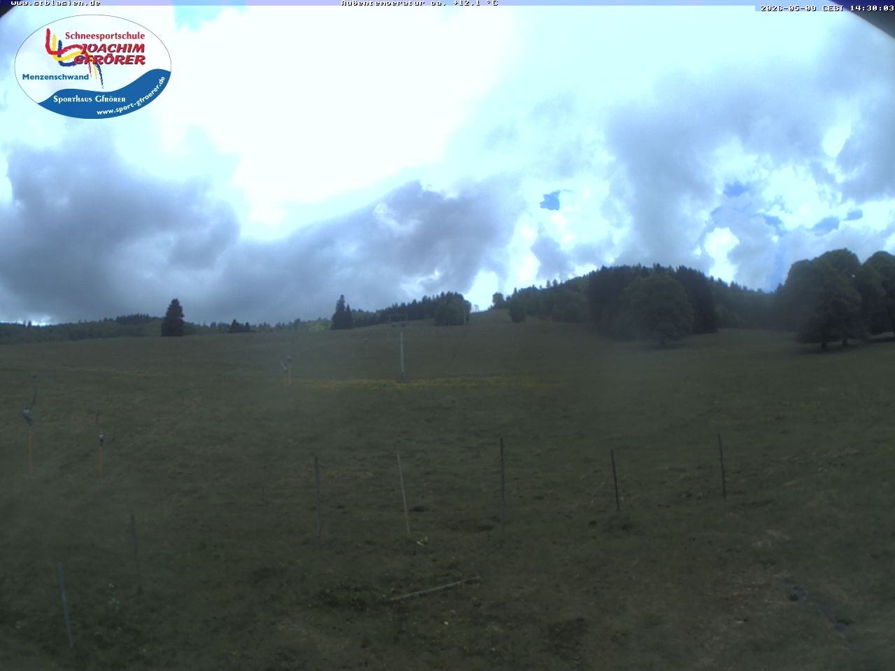Archived image Webcam Ski lift Schwinbach