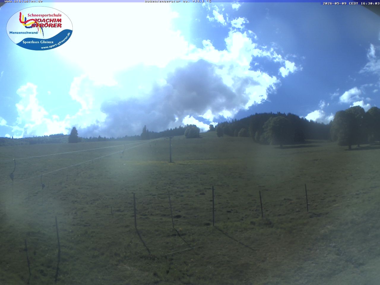 Archived image Webcam Ski lift Schwinbach