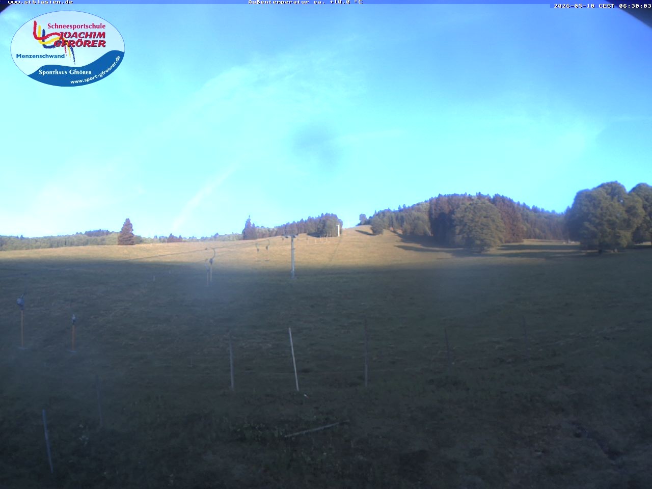 Archived image Webcam Ski lift Schwinbach