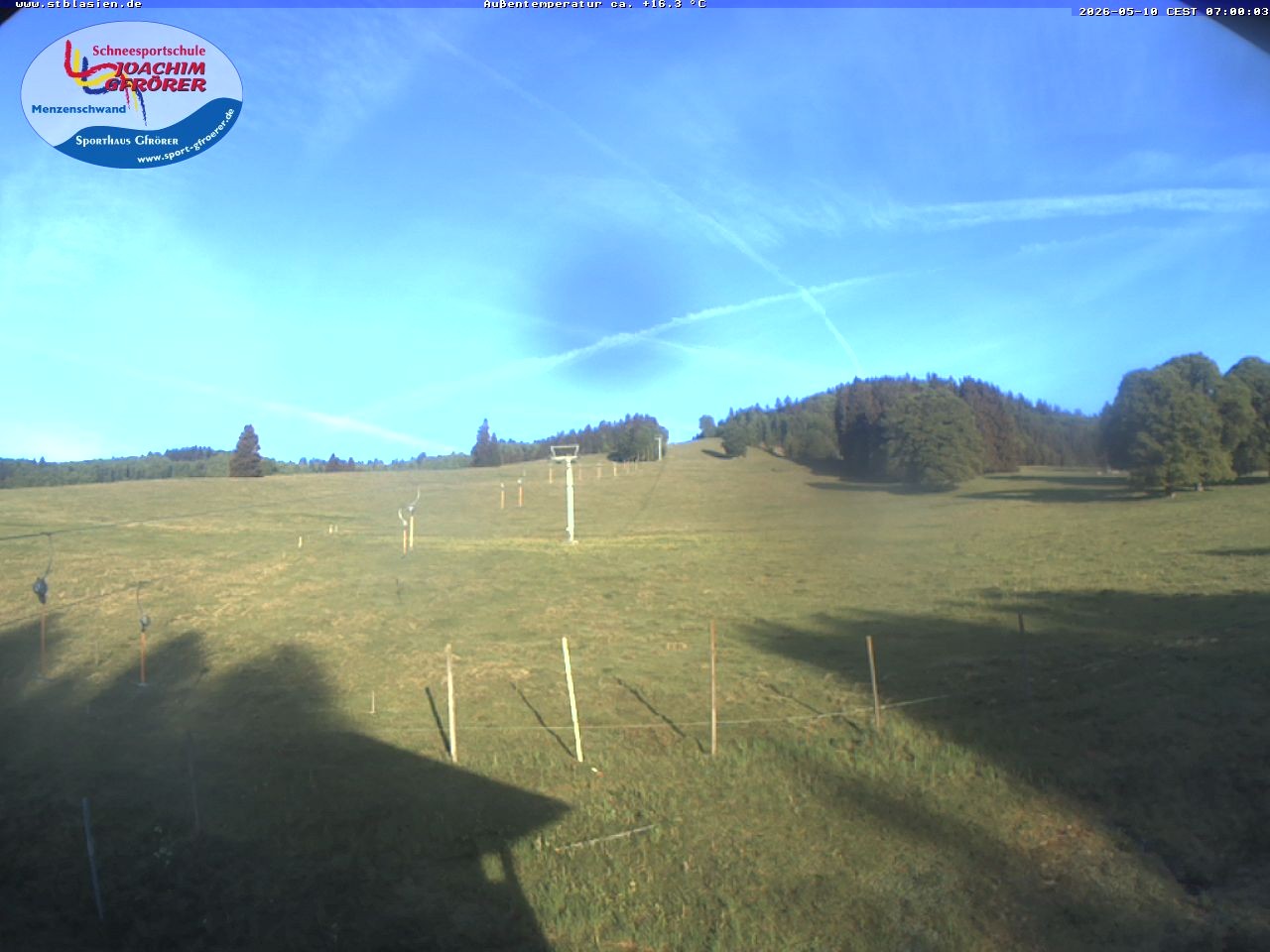 Archived image Webcam Ski lift Schwinbach
