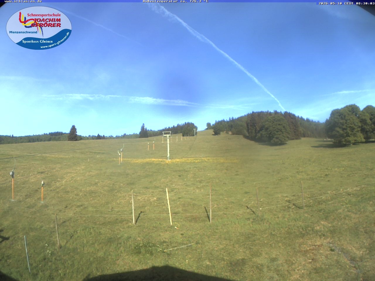 Archived image Webcam Ski lift Schwinbach