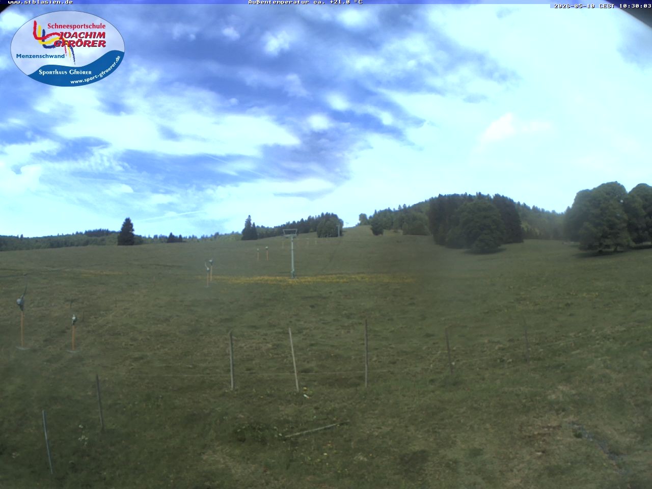 Archived image Webcam Ski lift Schwinbach
