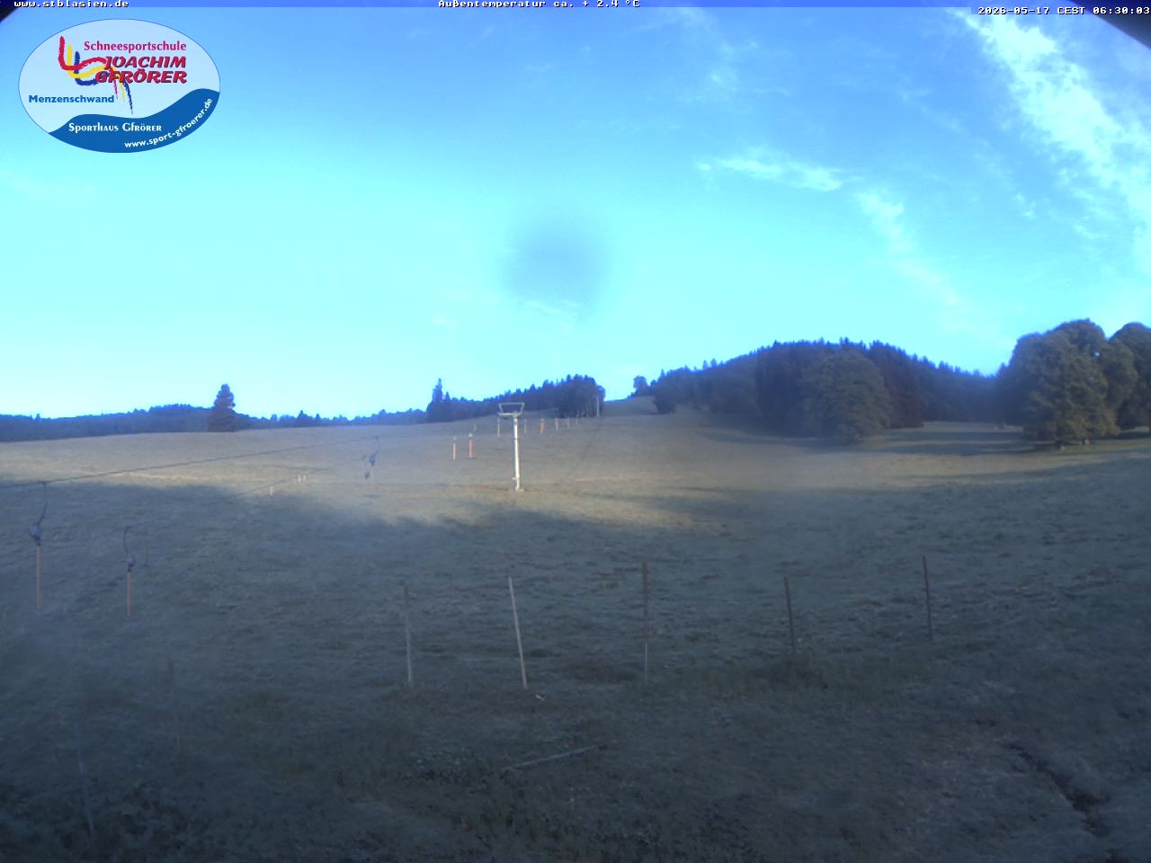 Archived image Webcam Ski lift Schwinbach