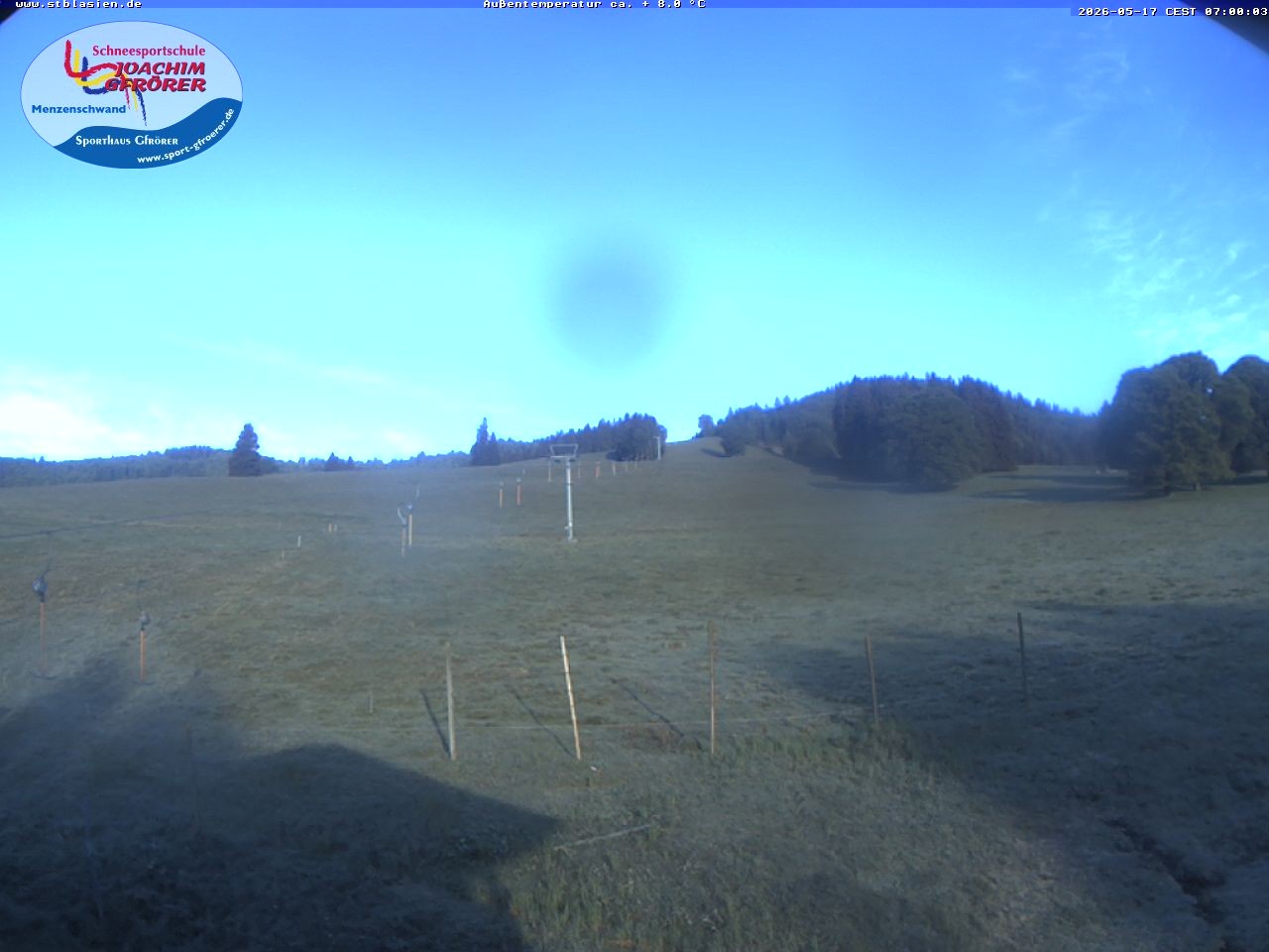 Archived image Webcam Ski lift Schwinbach