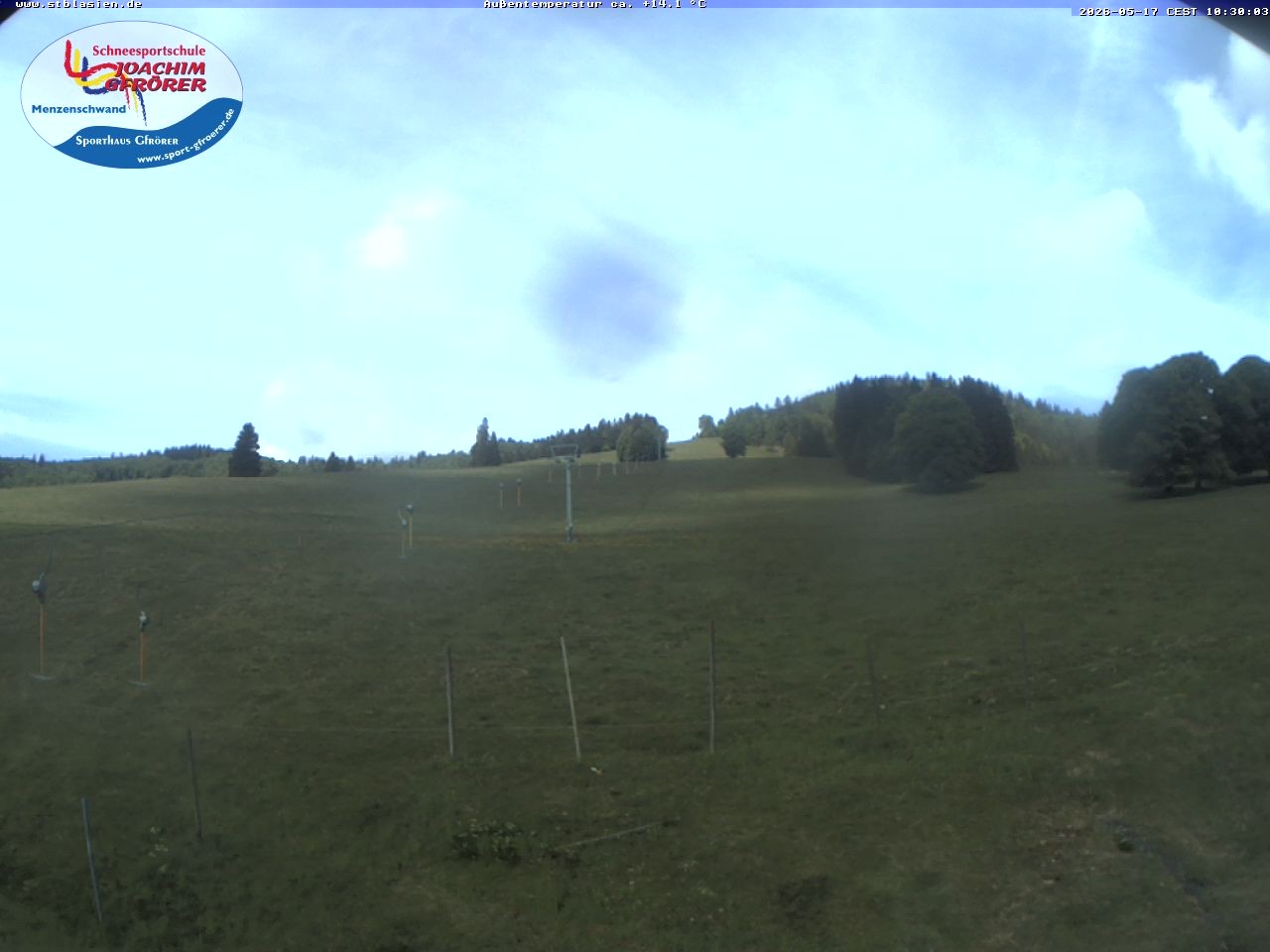 Archived image Webcam Ski lift Schwinbach