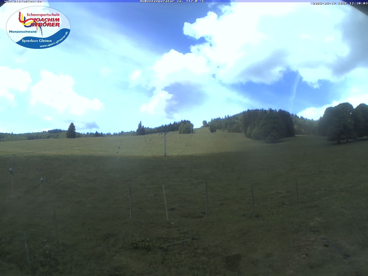 Archived image Webcam Ski lift Schwinbach
