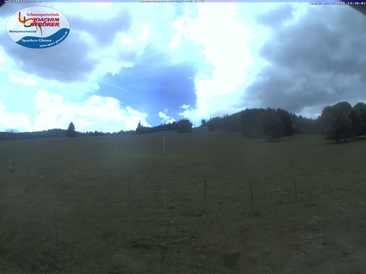 Archived image Webcam Ski lift Schwinbach
