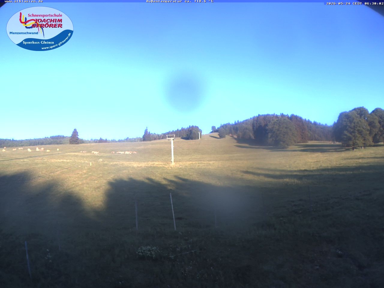 Archived image Webcam Ski lift Schwinbach