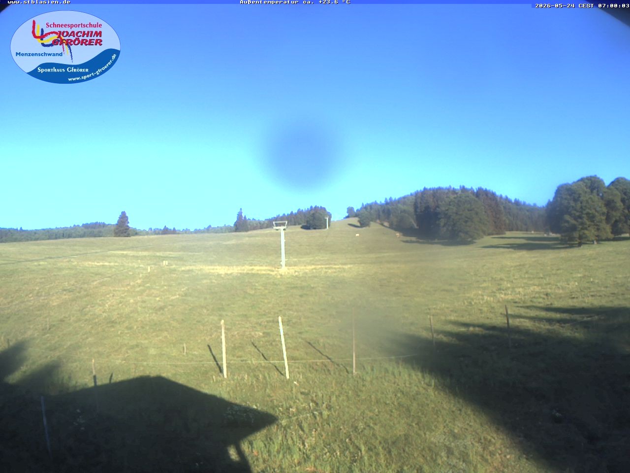 Archived image Webcam Ski lift Schwinbach