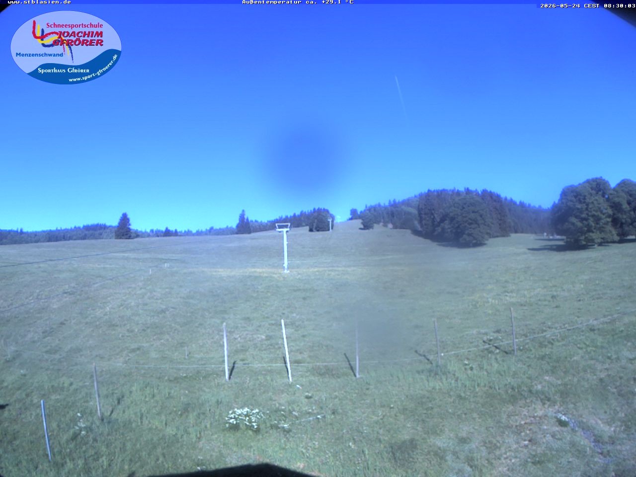 Archived image Webcam Ski lift Schwinbach