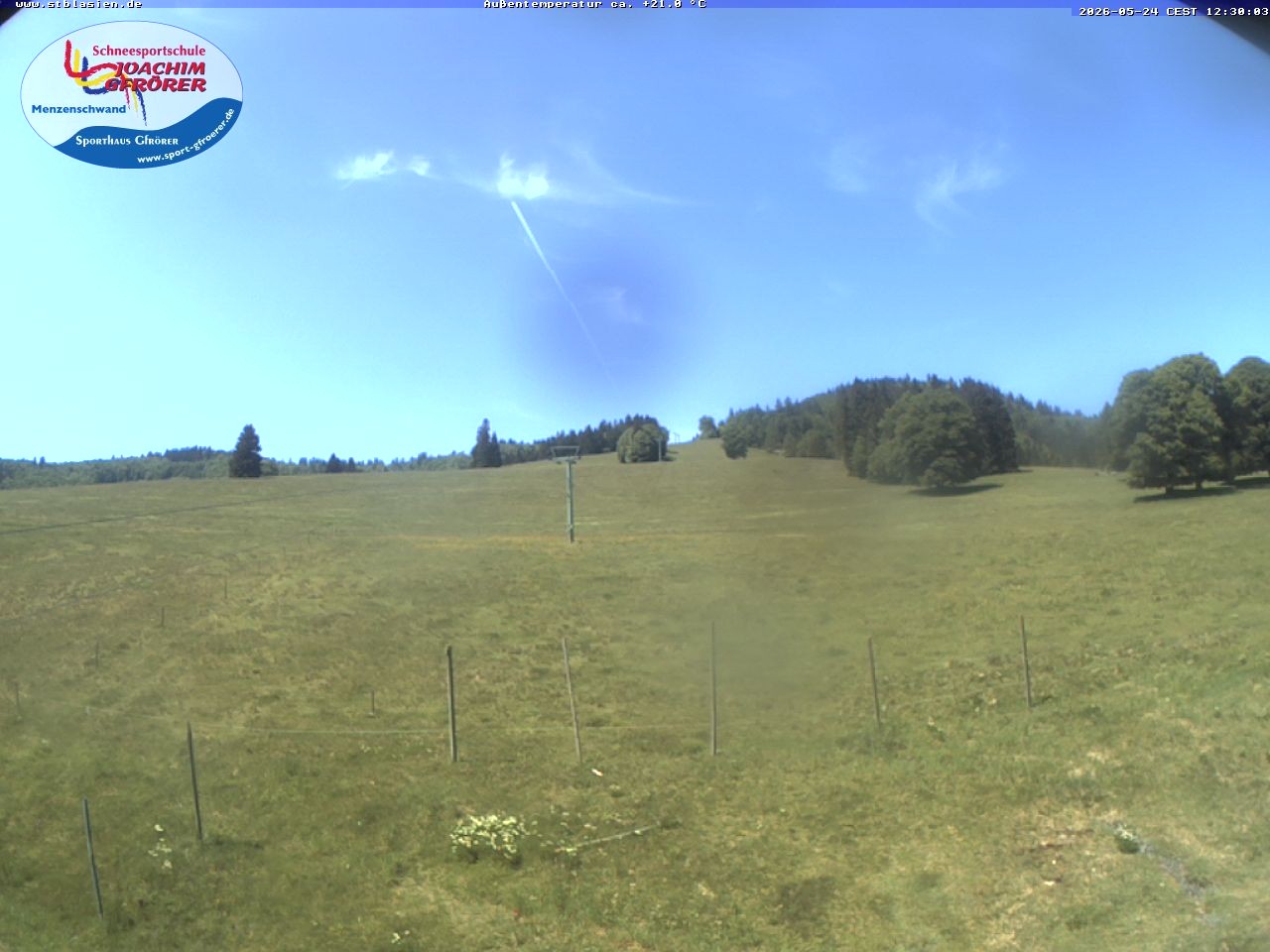 Archived image Webcam Ski lift Schwinbach