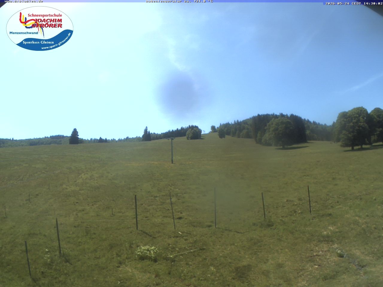 Archived image Webcam Ski lift Schwinbach