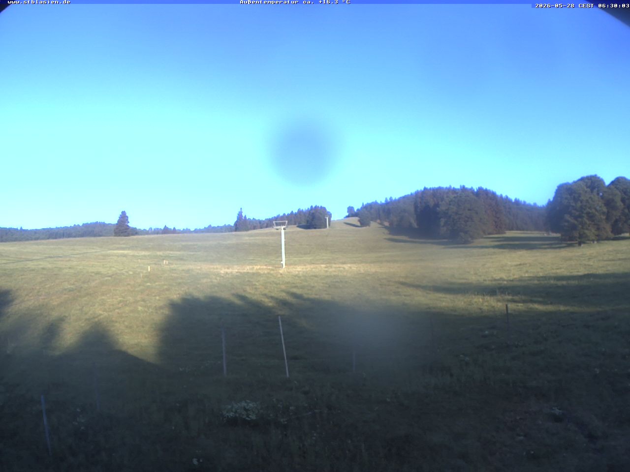 Archived image Webcam Ski lift Schwinbach