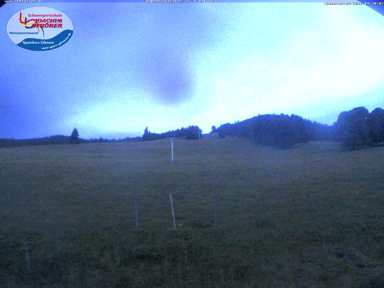 Archived image Webcam Ski lift Schwinbach