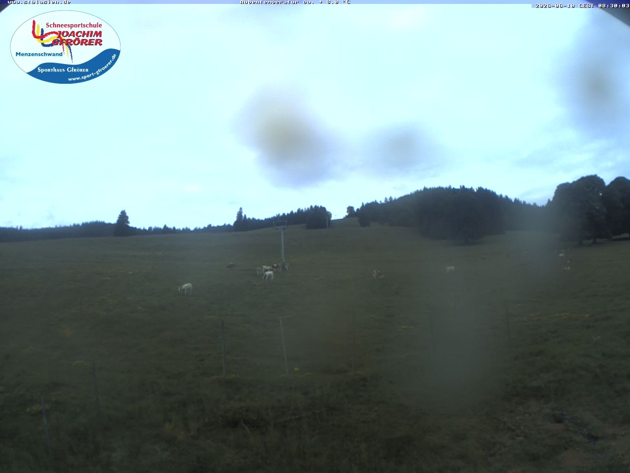Archived image Webcam Ski lift Schwinbach